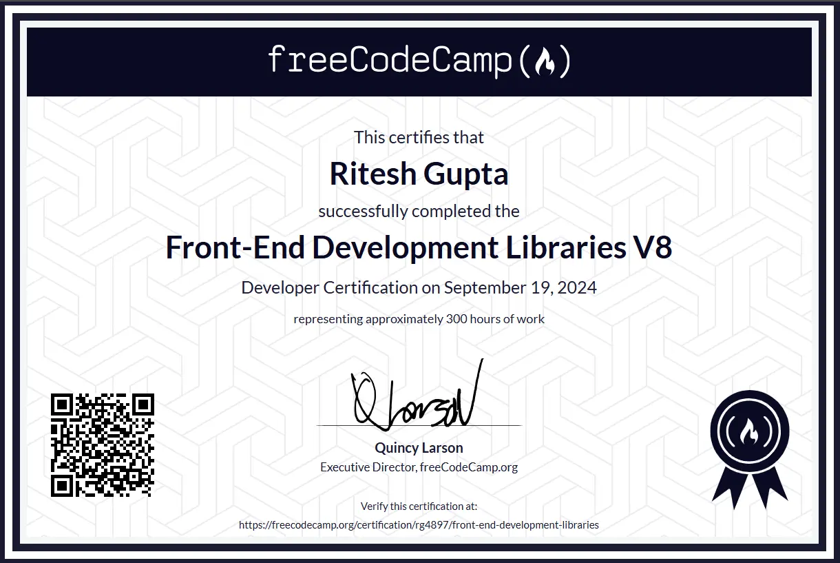 Ritesh Gupta - Senior Frontend Engineer